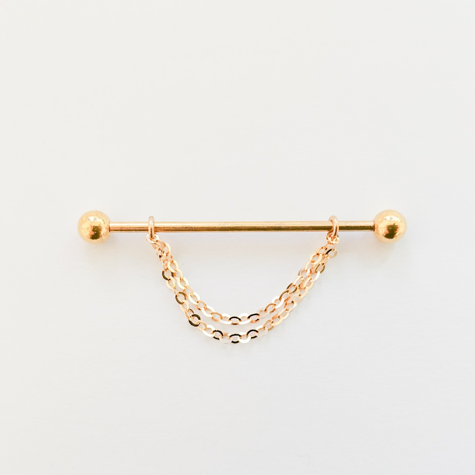 Industrial Barbell Chainchain Industrial Bar14g Industrial Etsy