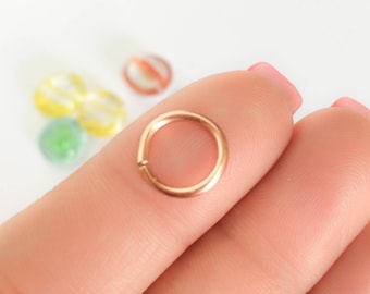 14 Gauge Gold Septum Ring, Silver Gold Septum, Gold Septum 14 g, Septum 14 gauge