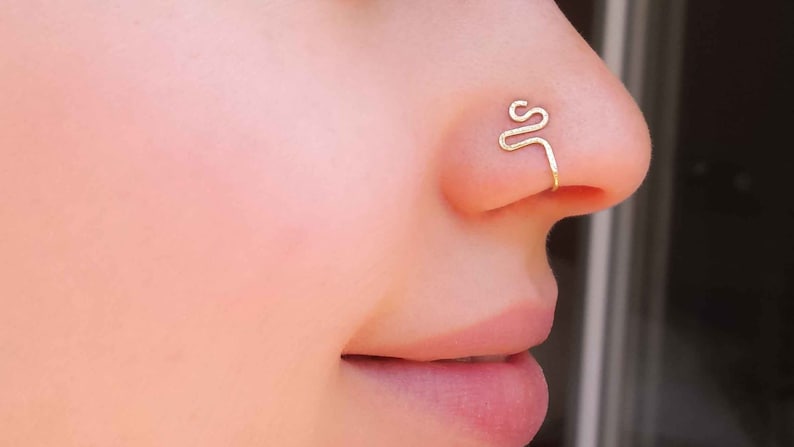gold nose ring for girl