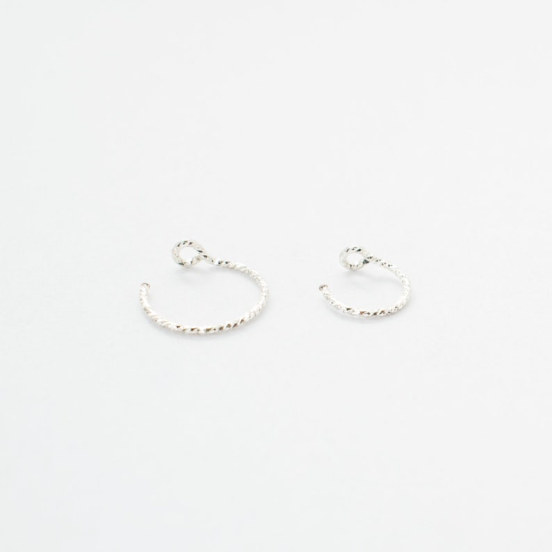 Diamond Cut Ear Cuff Silver Ear Cuff Non Pierced Earring Etsy