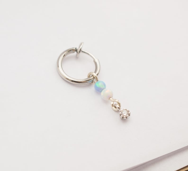 SALE Clip On Belly Button Ring Fake Belly Rings Fake Etsy