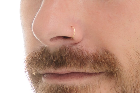 1 Pair Stainless Steel Hoop Earrings For Men Women Cartilage Nose Ring  Piercing | eBay