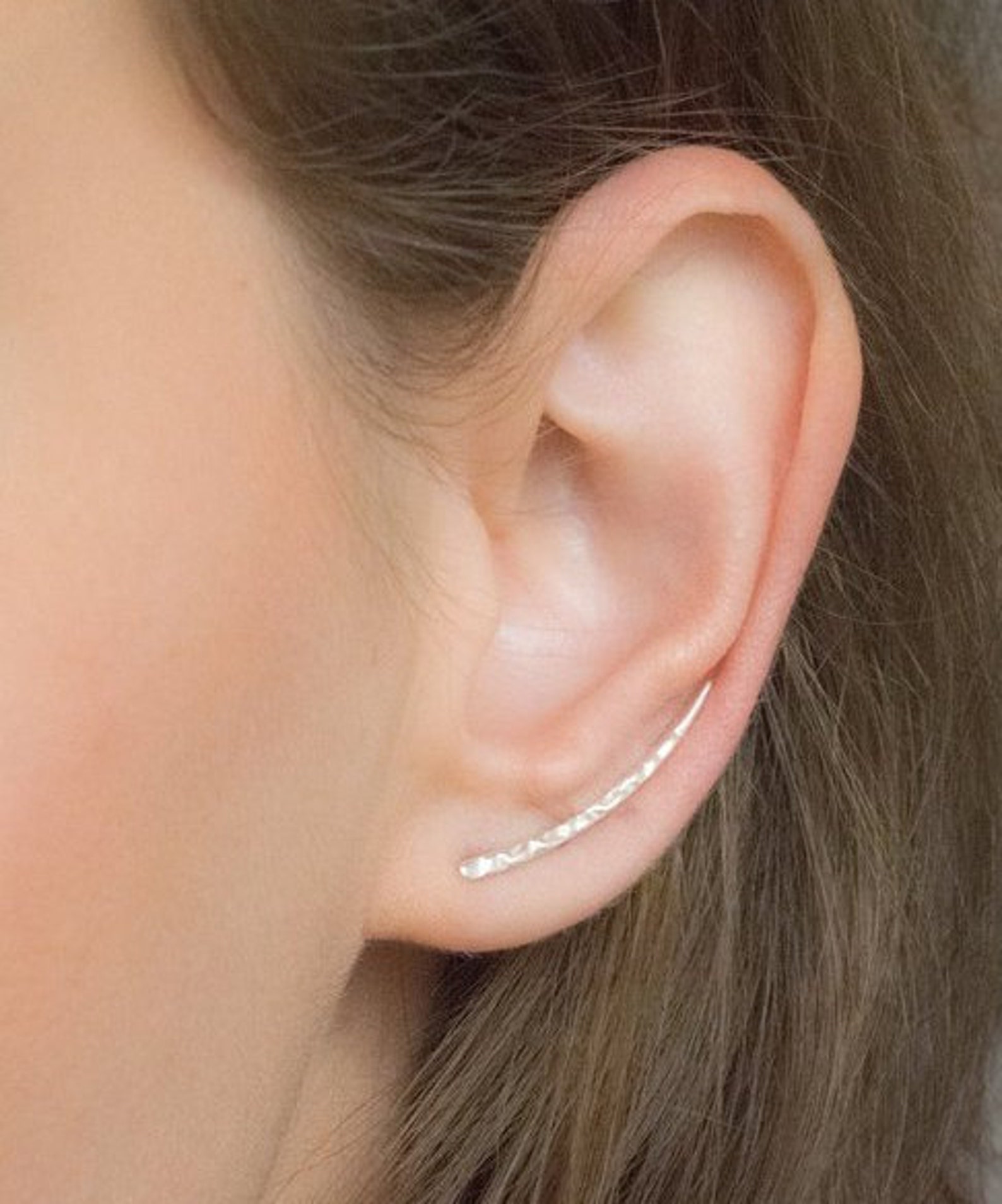 Gold Earrings Ear Climber Earrings Gold Ear Climber Ear Etsy