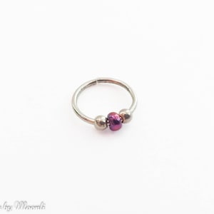 Nose Ring Hoop - Silver Nose Ring - Nose Hoop - Nose Piercing - Nose Jewelry