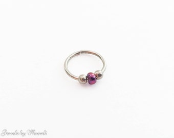 Mother Day Sale - Nose Ring Hoop - Silver Nose Ring - Nose Hoop - Nose Piercing - Nose Jewelry