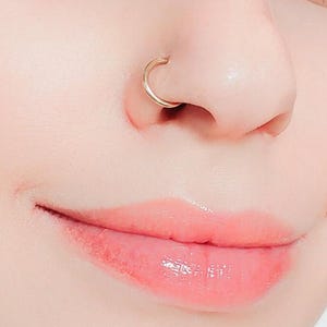 14g Nose ring- 14g Nose Hoop - 14 Gauge Nose Jewelry- 14g Nose Piercing - 14g Nose Earring - 14 gauge hoop nose