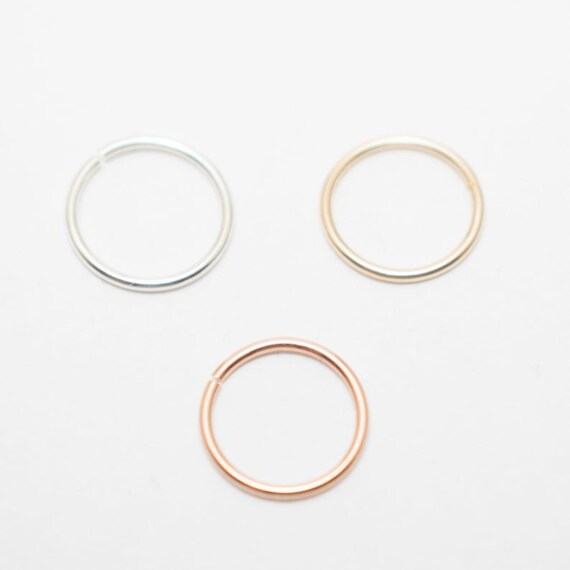 Conch Ring Rose Gold 18g Rose Gold Conch Hoop Earring Conch
