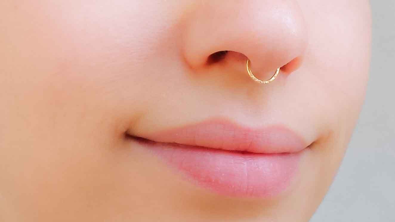 Round septum ring sale