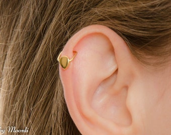 Cartilage Earring Hoop Gold - Gold Helix Earring - Helix Hoop Earring