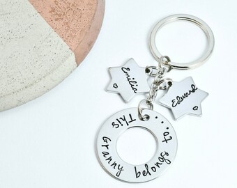 christmas gift nan nanny Love you to the moon and back nanny Keyring christmas gift nan nanny Love you to the moon and back nanny Keyring