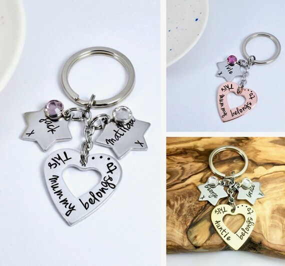 Xmas gifts Keyring for mum nanny sister nan aunt Birthday Christmas gift for her