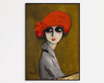Kees Van Dongen - The Corn Poppy - Fauvism Art Print