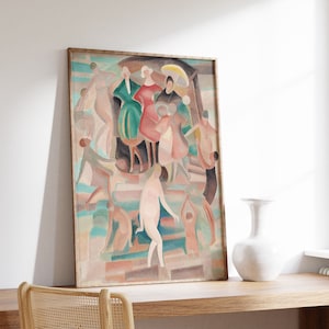 Art Cubism| Fauvism Art| Alice Bailly Jeux d&#39;ete Wall Art Print| Wall Prints| Museum Print| Poster Art