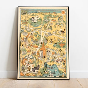 Baltimore Map Print Wandkunst| Alte Karte Wandposter| Baltimore Poster Wandkunst| Leinwanddruck Wanddeko | Vintage Karte Kunstdruck