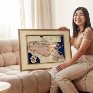 1939 Emilia Romagna Map Print: Vintage Italian Wall Art