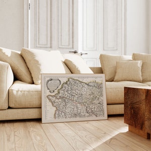Salamanca Karte Print| Kunstdruck auf Leinwand | Spanien Landkarten für die Wand | Salamanca Karte Poster | Wandkarten| Pull Down Map