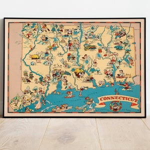 Karte von Berlin | Kunstgeschichte| Karte von 1935 | Gerahmte Wandkunst| Leinwandbild | Poster Kunst| Drucke Wandkunst| Landkarte Wandbilder