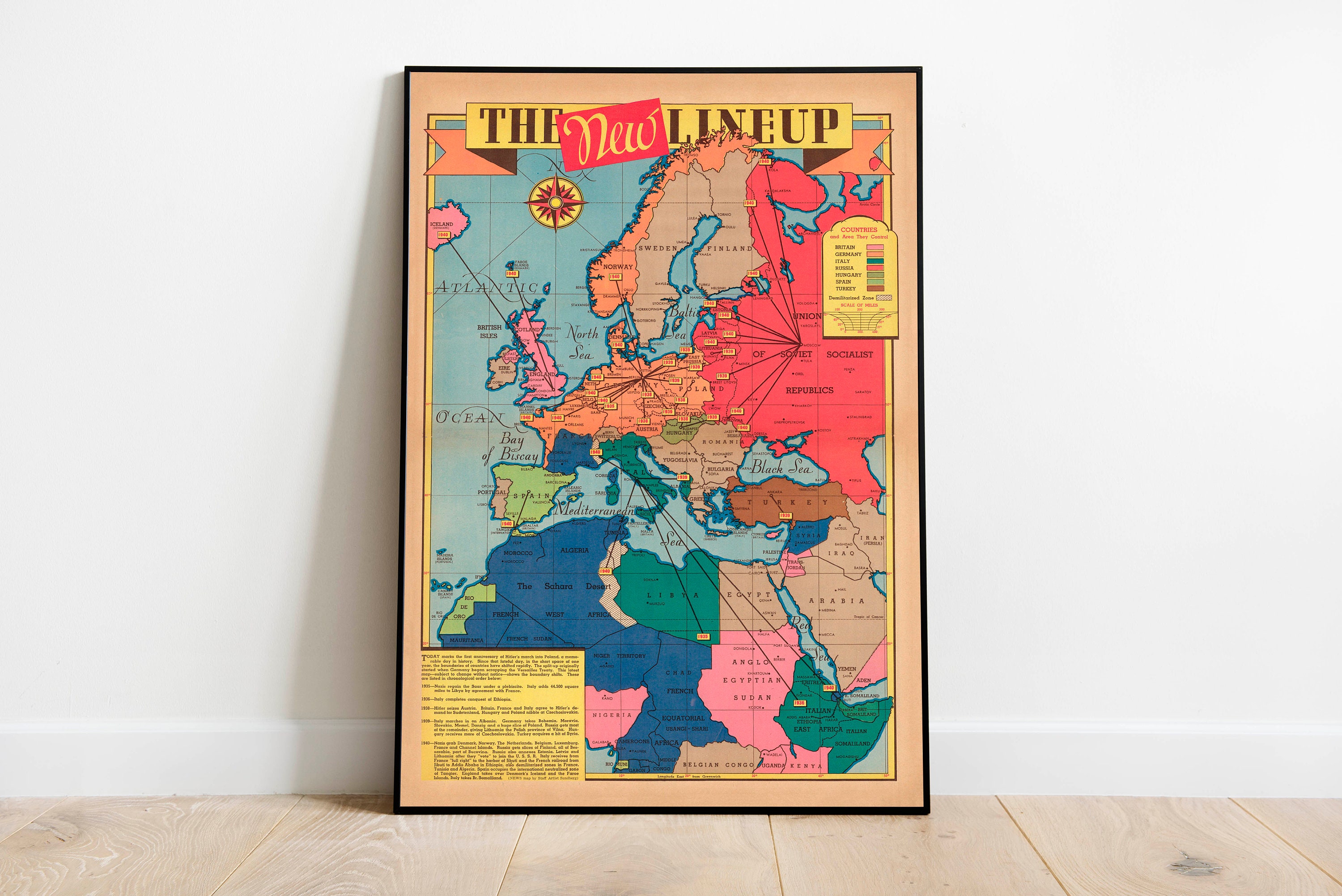 Europe World War 2 Map Print Poster Print Ww2 Maps Canvas Etsy Norway Europe World War 2 Map Print Poster Print Ww2 Maps Canvas Etsy Norway