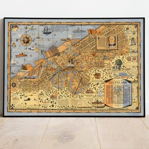 Cleveland Street Map Wall Print | Die Waldstadt| Cleveland Karte Leinwand Wandkunst| Vintage Poster Kunst| Cleveland Karte Poster Wand-Dekor