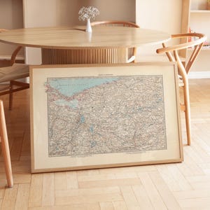 Old Map of Szczecin 1891 Framed Poster Print Wall Art Canvas Art Print Wall Decor