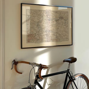 Old Map of Berlin 1891 Framed Poster Print Wall Art Canvas Art Print Wall Decor