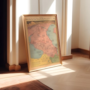World War 2 Map Print | Kausalkarte| Posterdruck | WW2 Karten| Leinwand Kunst | Kriegskarten| Kunstgeschichte| wwii Karte Poster | Gerahmte Wandbilder