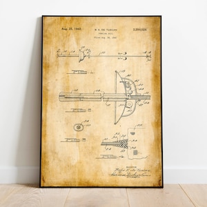 Fencing Foil Patent Art Print - Sports Wall Decor