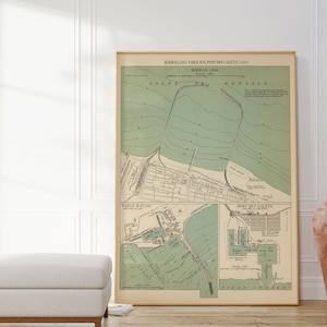 Karte von Chennai| Madras Karte | Tafelbucht Karte Print | Pointe des Galets| Gerahmtes Wandbild| Leinwanddruck Wanddeko | Wandposter| Karte Wandkunst