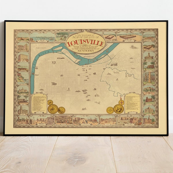 Louisville Poster Etsy