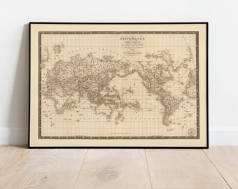 Oronteus Finaeus Map of 1531, World Map | Art Print | Canvas Print ...