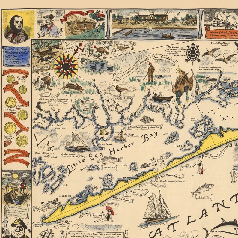 new jersey seashore map new jersey seashore map
