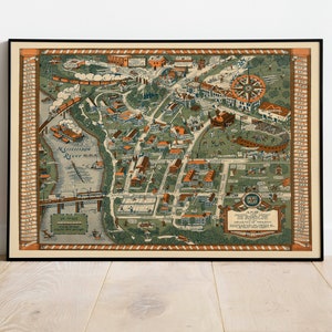 Minnesota Universität Poster | Universität von Minnesota | Kartographie Print | Wand Kunst Druck | Leinwand Wand Dekor | Abschlussgeschenk | Landkarte der USA