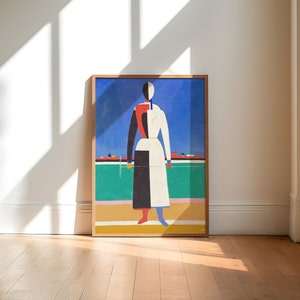 Modern Art Print| Kazimir Malevich| Gallery Wall Prints| Suprematism| Abstract Art| Modern Wall Art| Canvas Art| Museum Print