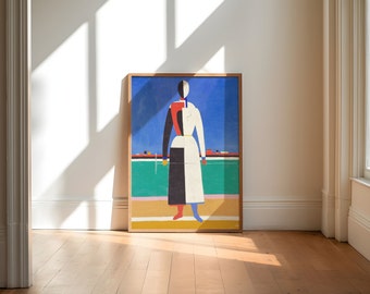 Modern Art Print| Kazimir Malevich| Gallery Wall Prints| Suprematism| Abstract Art| Modern Wall Art| Canvas Art| Museum Print