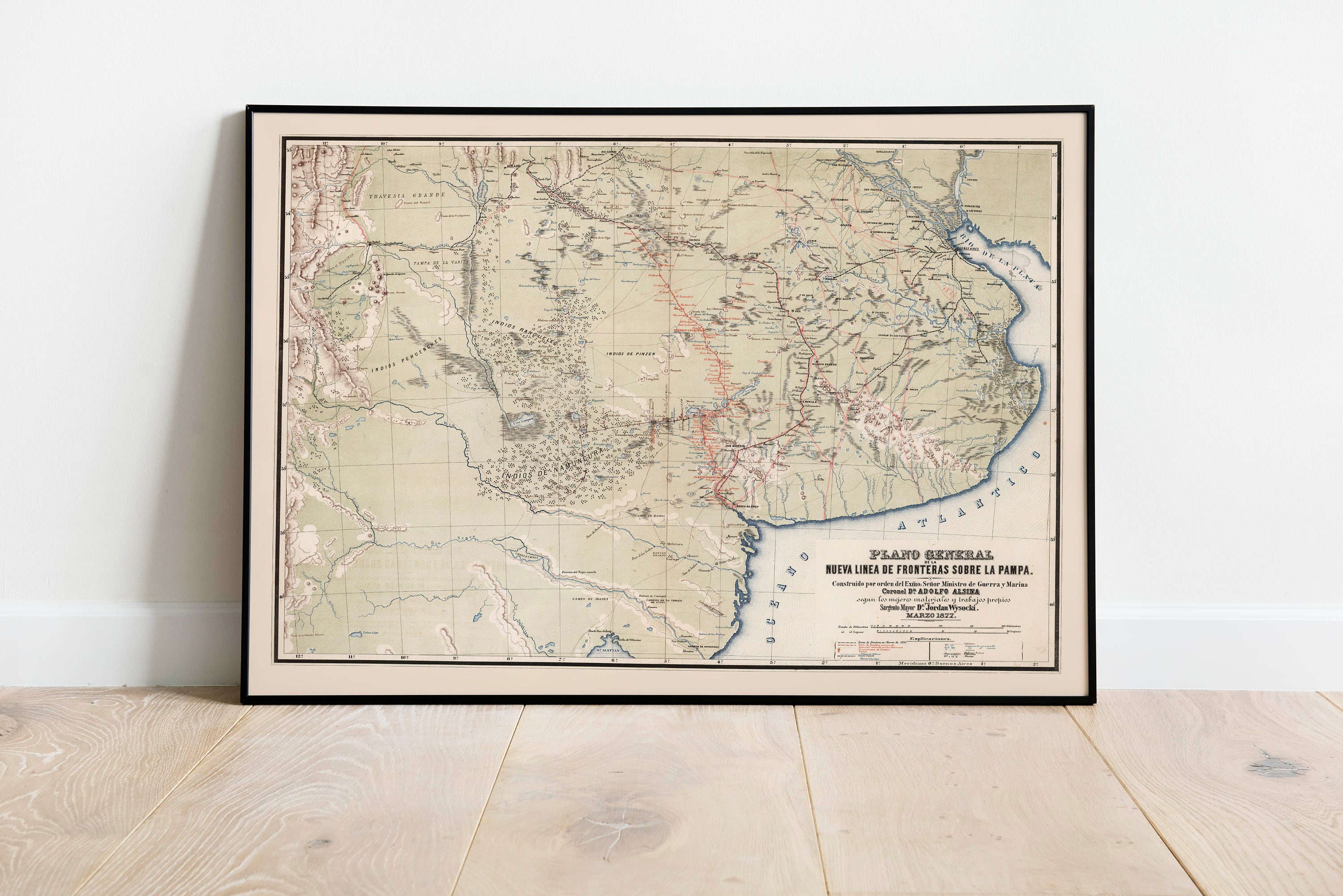 Buy Atlas of the Pampas Plains Argentina From the Atlantic Coast Online in  India - Etsy