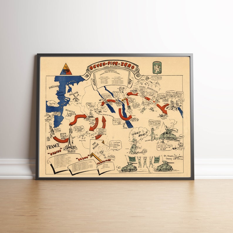 Karte des 2. Weltkriegs in Europa WW2 Karte Druck | Etsy