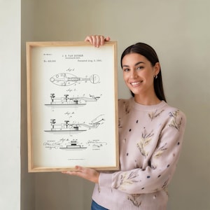 Telegraph Patent Kunstdruck: Vintage Wanddeko