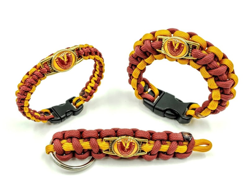 McDonogh 35 High School Inspired Paracord Bracelet Keychain Etsy