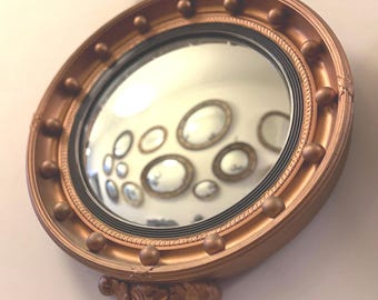 Regency Giltwood Convex Mirror