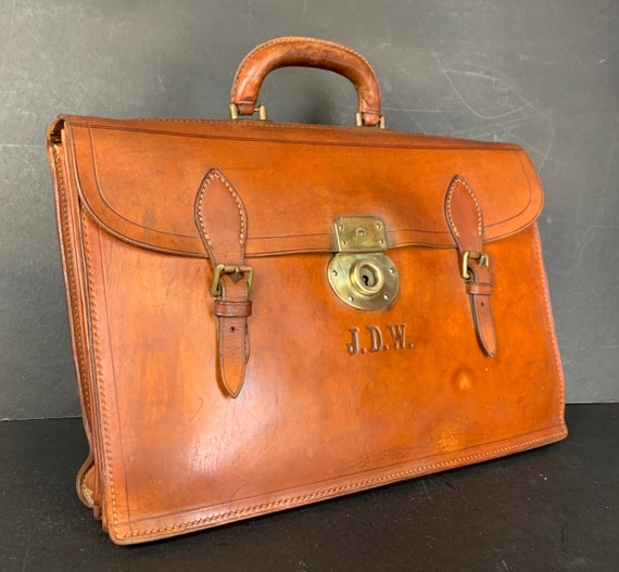 English Pendragon Quality Vintage Satchel Papworth