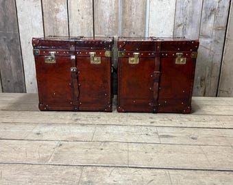 Antique Leather Trunks