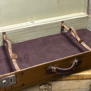 Antique Motoring Suitcase by Luxury Maker Moynat Paris