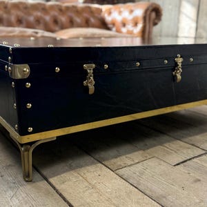 Engelse leren koffer | luxe accent | aangepaste opslag afbeelding 10
