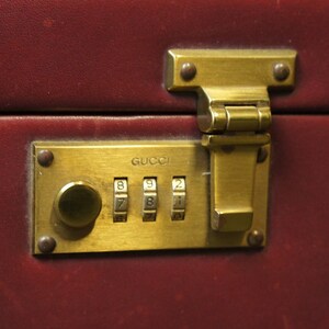 Luxury Attache Case By GUCCI with Removable Briefcase Folder image 3