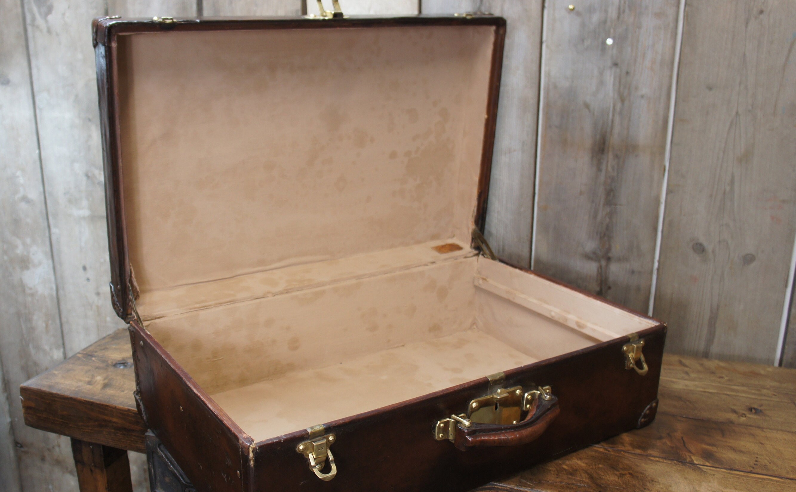 antigua maleta de viaje louis vuitton original - Acheter Autres objets  vintage sur todocoleccion