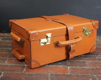 Luxury Tan Executives Bridle Leather Travel Case