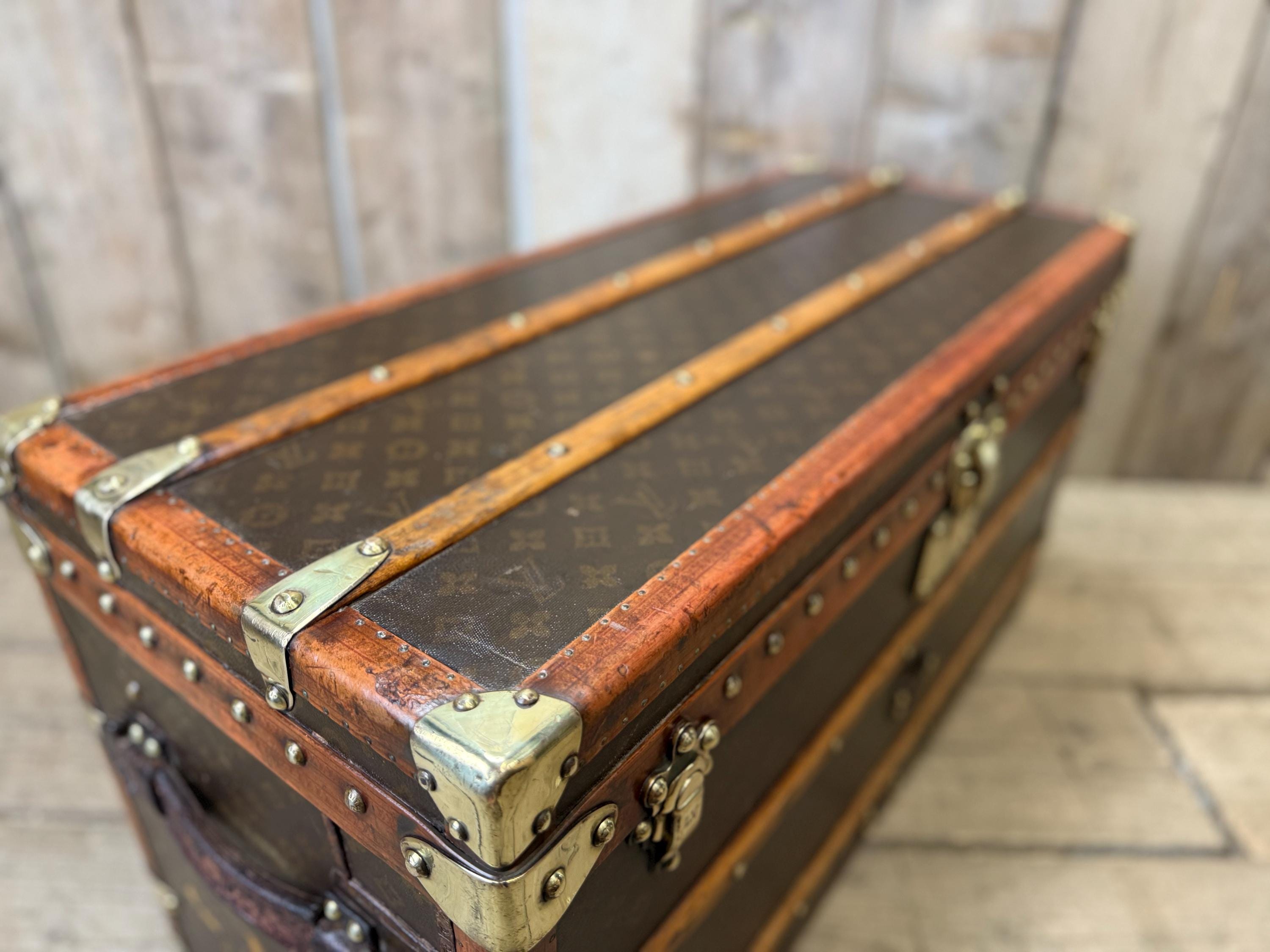 ルイ・ヴィトン モノグラム ヴィンテージ スチーマー トランク - Etsy 日本