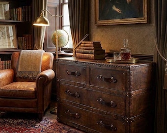 Mesa consola de lujo / Mueble de entrada / Cajonera - muebles de recibidor