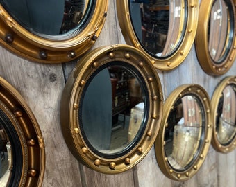 Regency Style Convex Butlers Mirrors Atseona