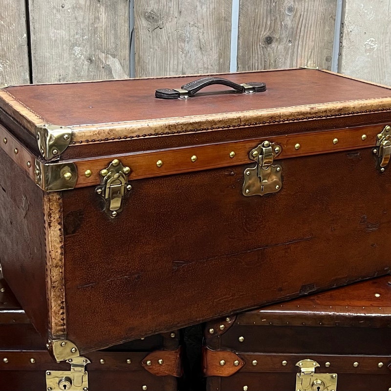 Antique Luggage - Etsy - Antique Travel Luggage Storage